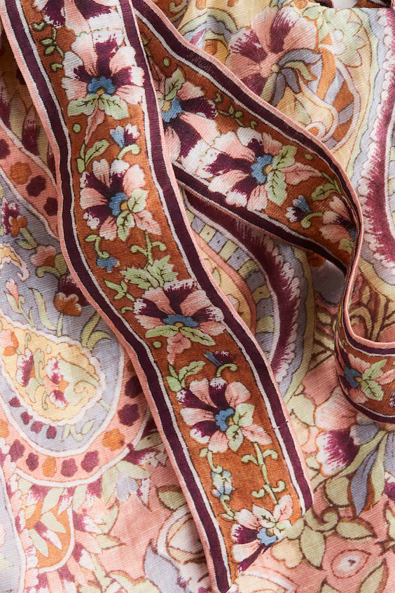 Топ-короткий из смеси льна