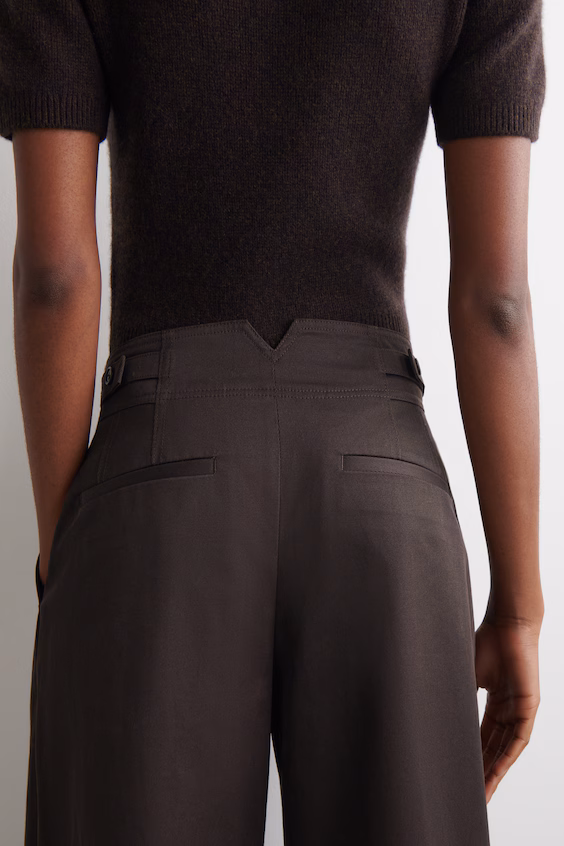 Короткие брюки из хлопка в стиле баллона