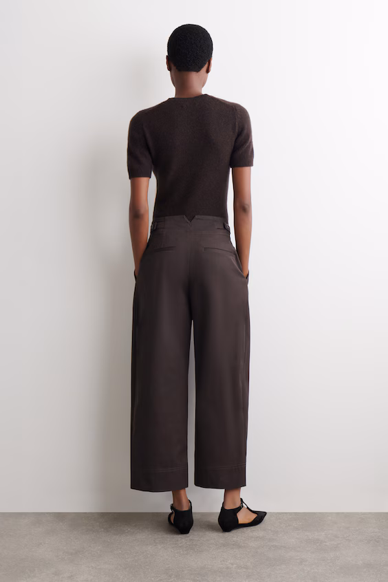 Короткие брюки из хлопка в стиле баллона