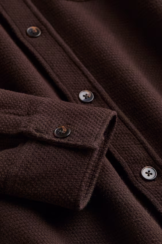 Рубашка с рисунком в форме меда regular fit