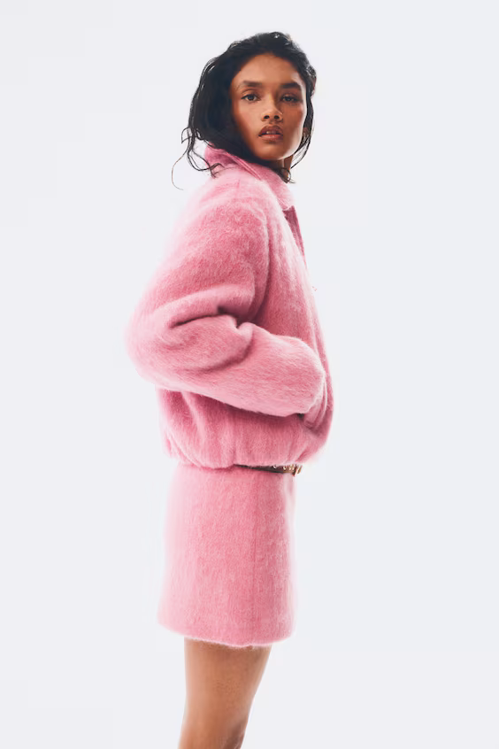 Мини-юбка из шерстяной смеси