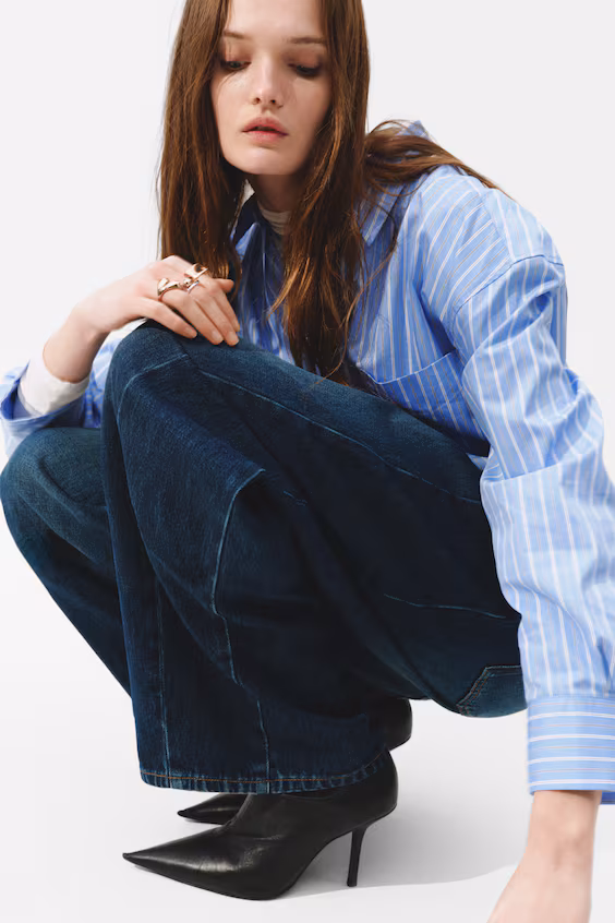 Джинсы с обычной посадкой barrel