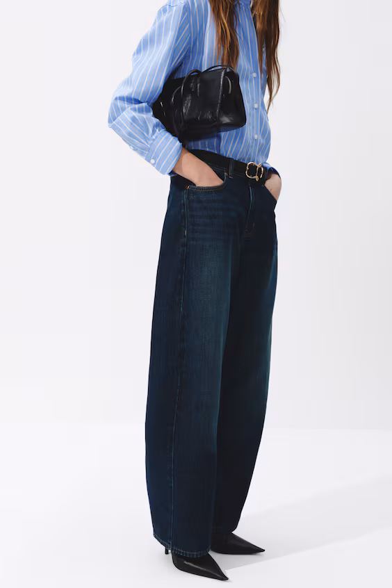 Джинсы с обычной посадкой barrel