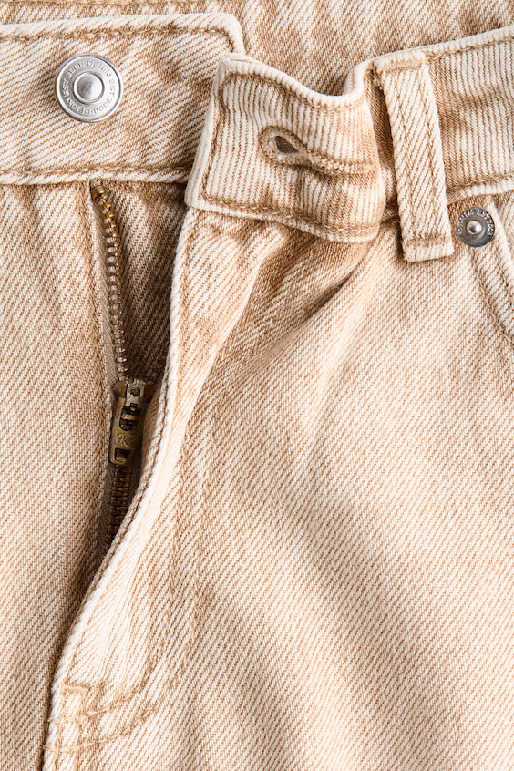 Джинсы baggy с регулярной талией