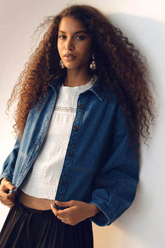 Джинсовая рубашка