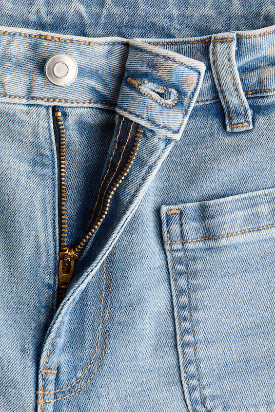 Джинсы с высокой посадкой