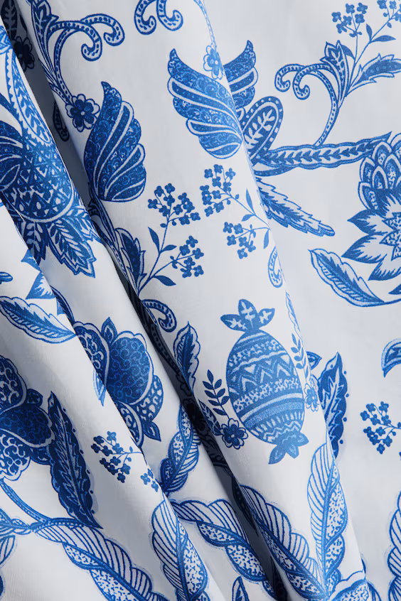 Юбка карандаш из хлопковой поплиновой ткани