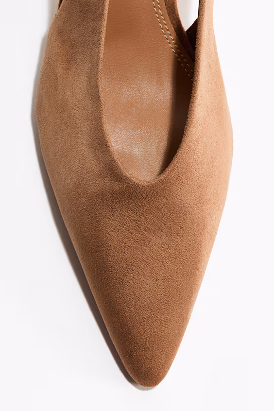 Туфли на открытом каблуке с каблуком kitten