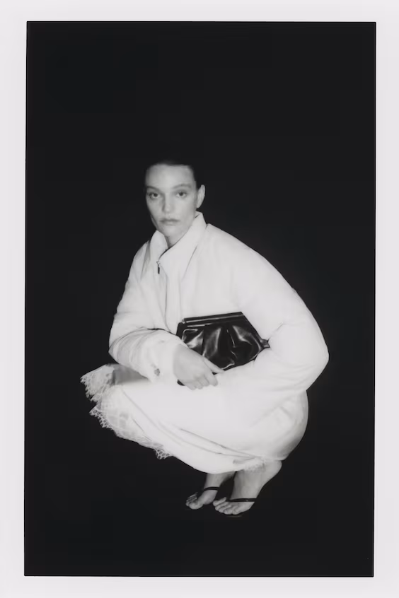 Юбка-слип с кружевом