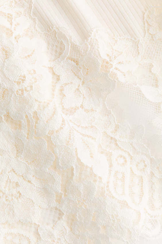 Брюки пижамные с кружевом