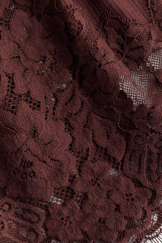 Брюки пижамные с кружевом