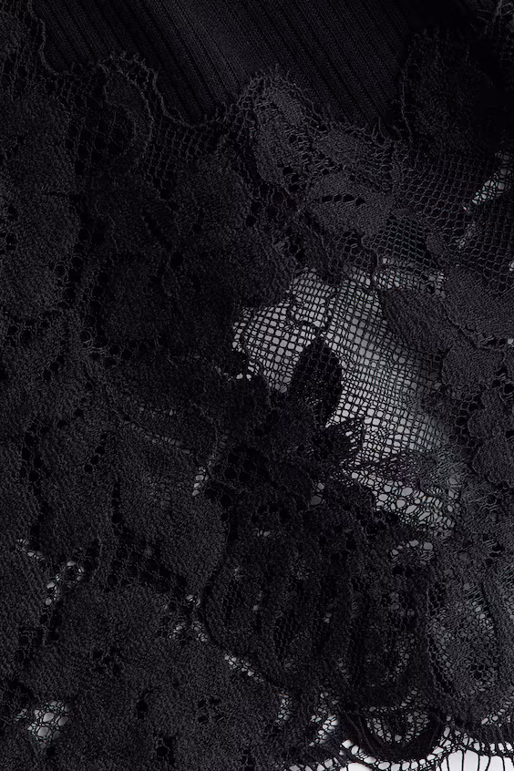 Брюки пижамные с кружевом