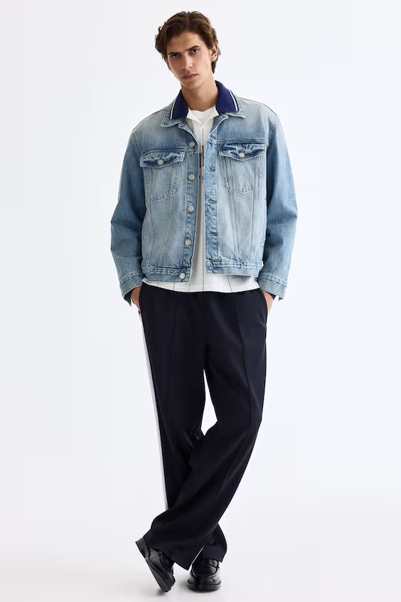 Джинсовая куртка тракер