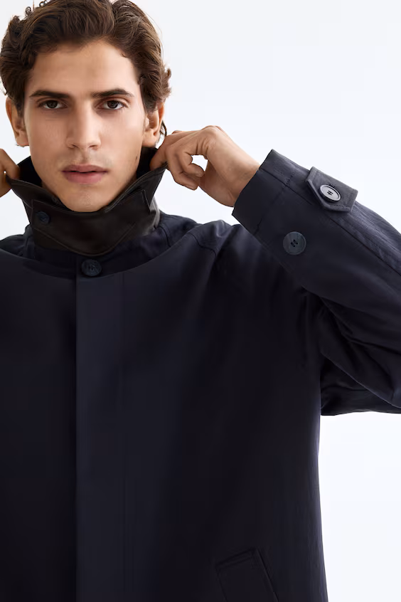 Плащ в стиле макинтош