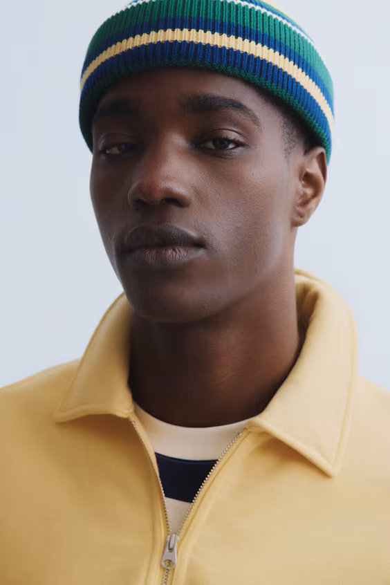 Шапка из хлопка