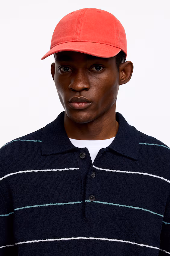 Бейсболка из стеганого хлопка