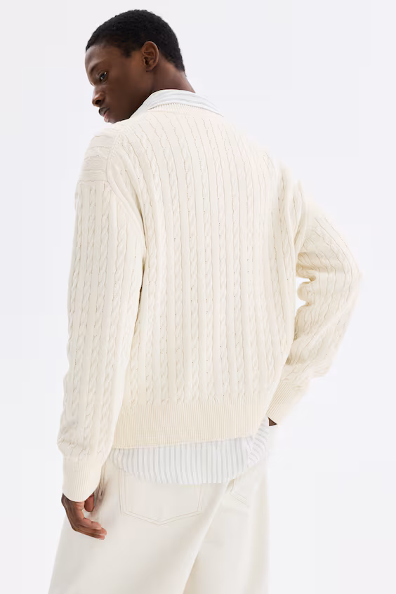 Свитер regular fit из вязаного полотна