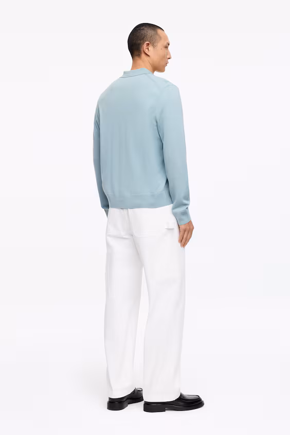 Поло из мериносовой шерсти