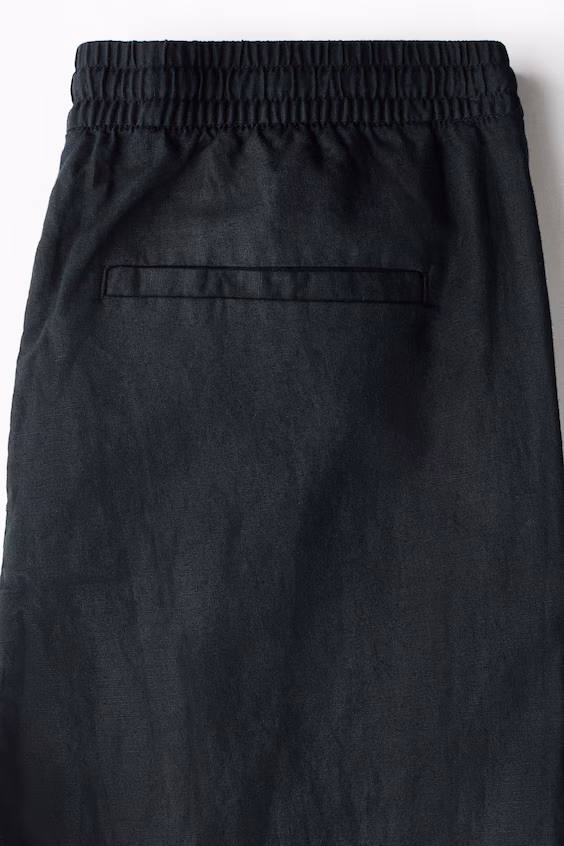 Брюки из льняной смеси regular fit