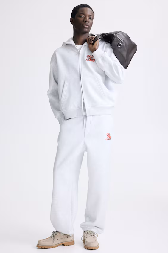 Пальто свободного кроя с капюшоном и молнией loose fit