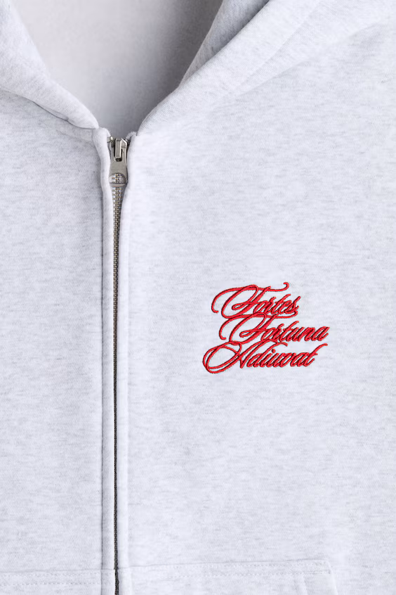 Пальто свободного кроя с капюшоном и молнией loose fit