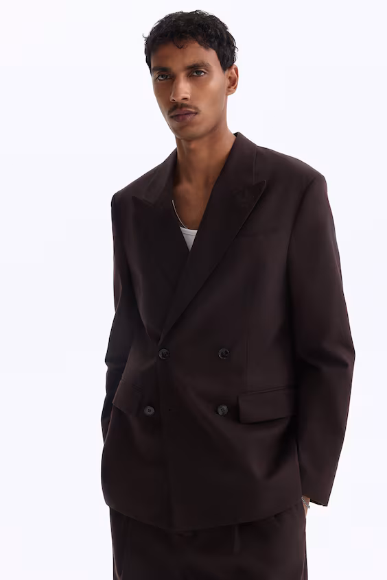 Расслабленный пиджак с застежкой на пуговице relaxed fit