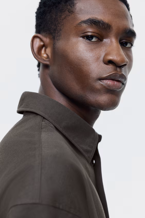 Рубашка свободного кроя