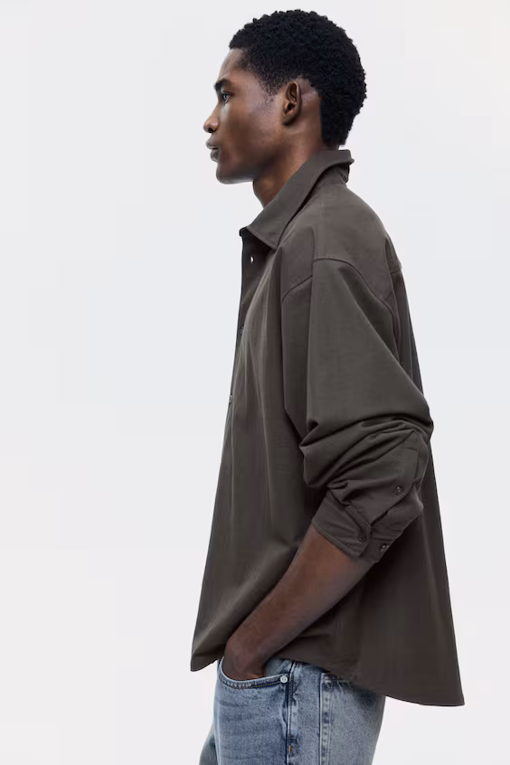 Рубашка свободного кроя