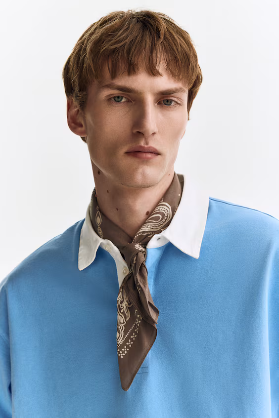 Поло loose fit из хлопка