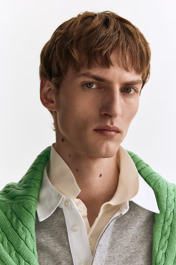 Рубашка поло loose fit из хлопка