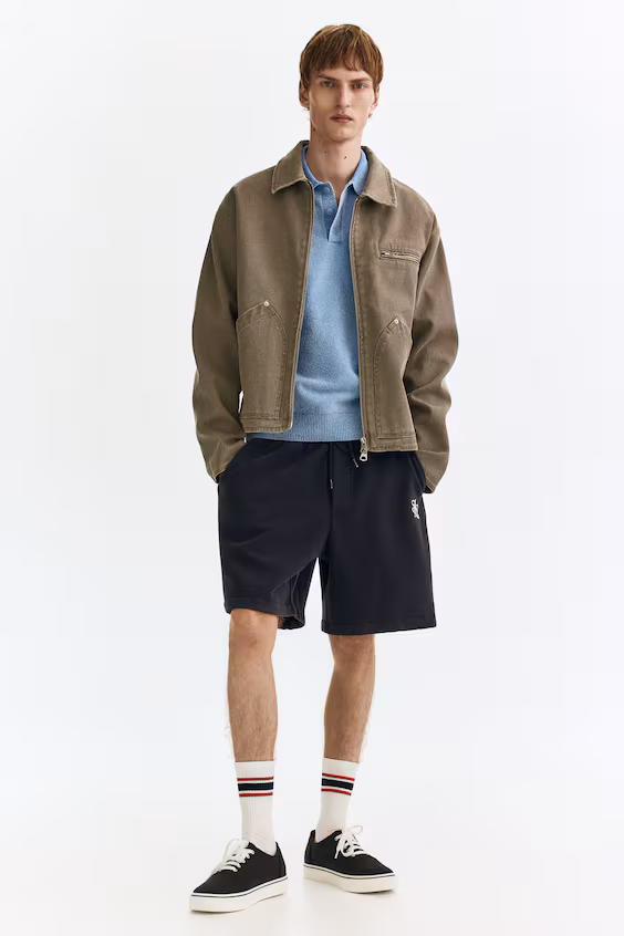 Поло из рубчикового трикотажа regular fit