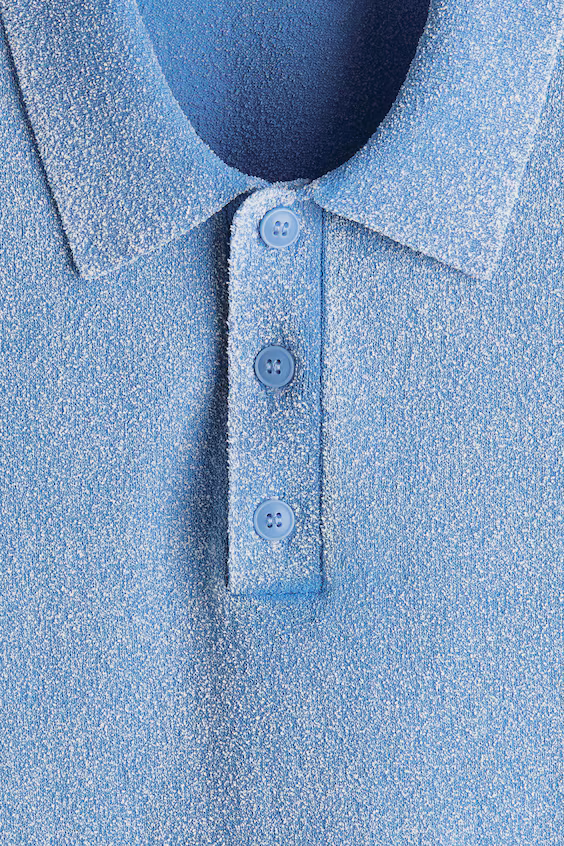 Поло из рубчикового трикотажа regular fit