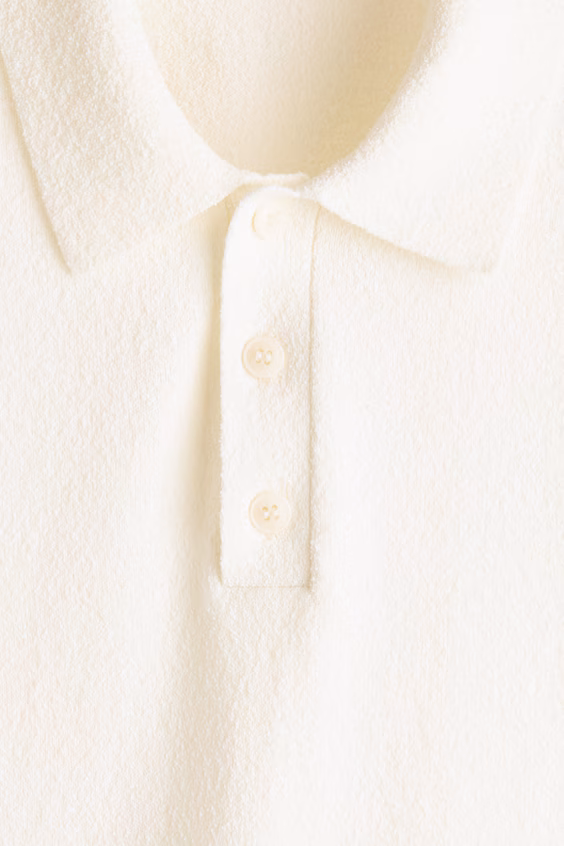 Поло из рубчикового трикотажа regular fit