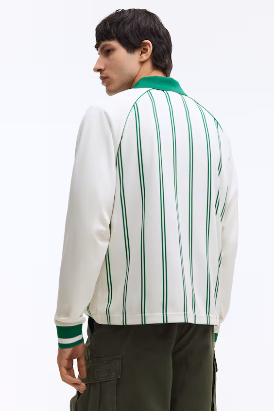 Поло с узором loose fit