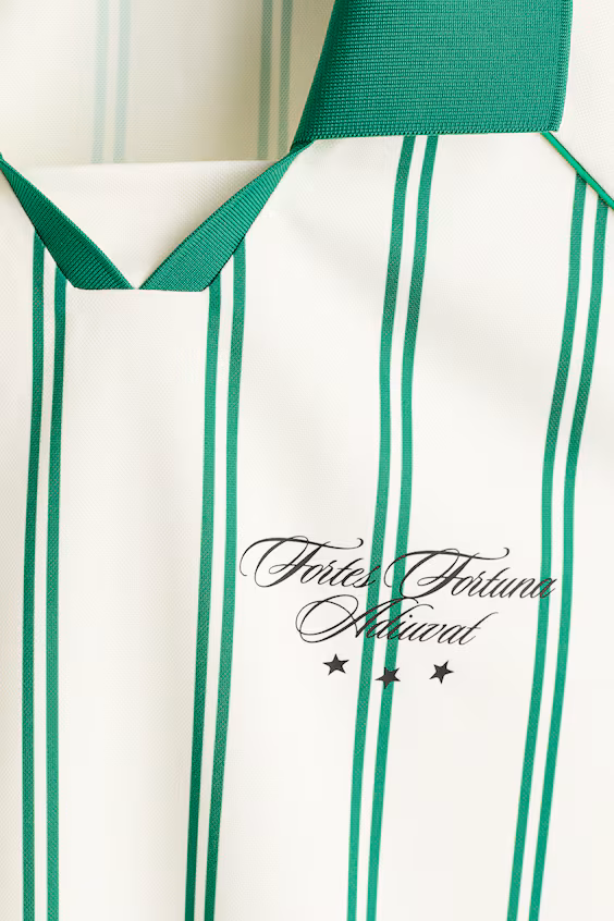 Поло с узором loose fit