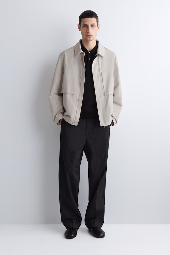 Поло из хлопкового вафельного трикотажа