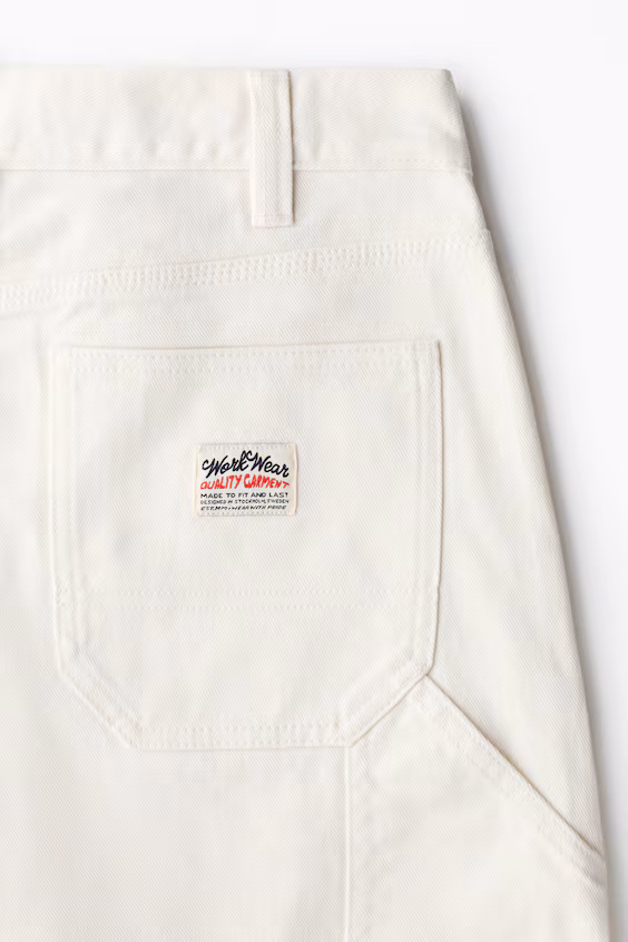 Джинсовые шорты carpenter с комфортной посадкой