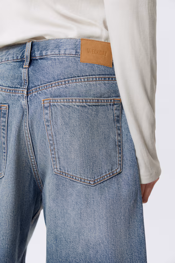 Джинсовые шорты galaxy средней посадки свободного кроя