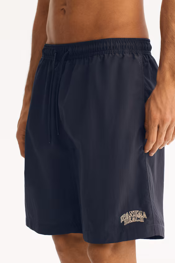 Длинные купальные шорты