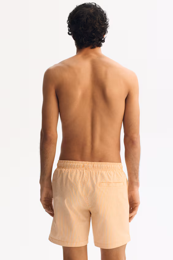 Купальные шорты из ажурного материала