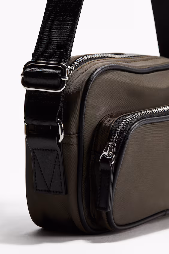 Сумка через плечо из джинсовой ткани