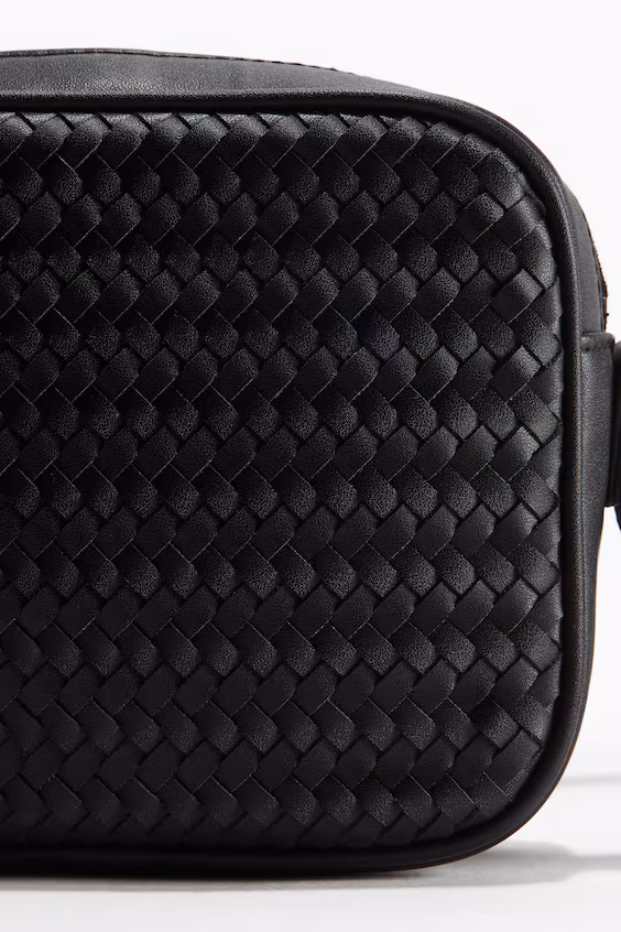 Плетеная сумка через плечо