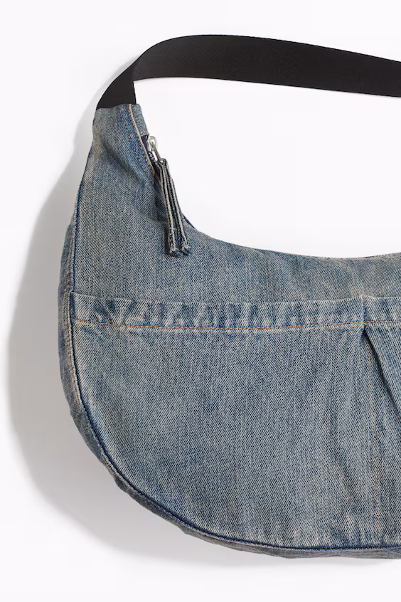 Сумка через плечо из джинсы