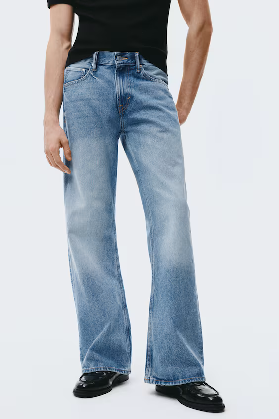 Джинсы прямого кроя relaxed bootcut