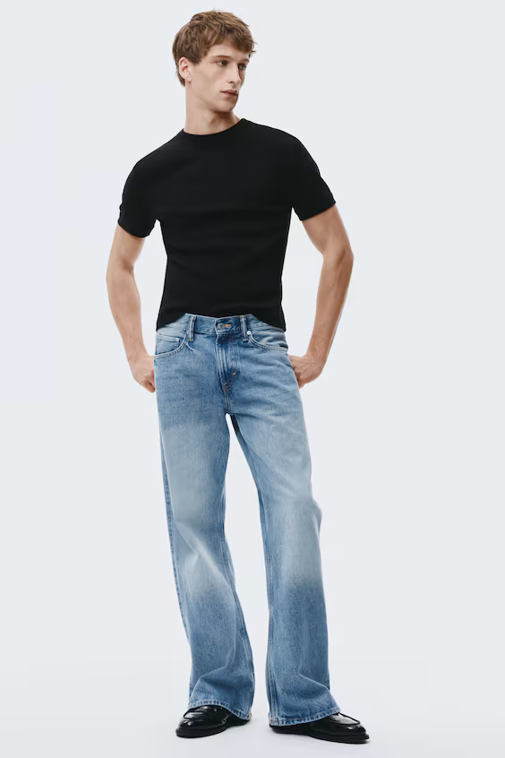 Джинсы прямого кроя relaxed bootcut