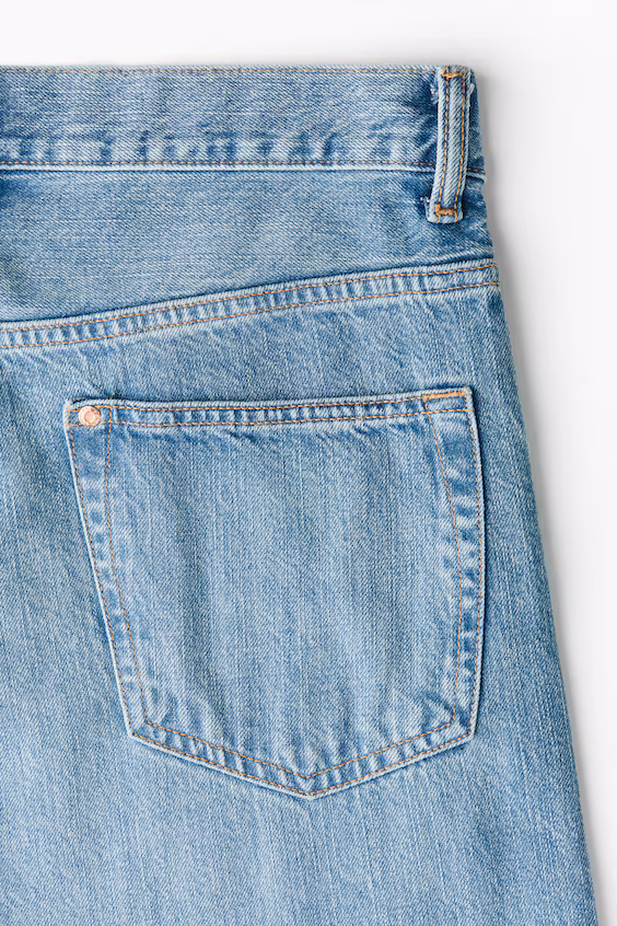 Джинсы прямого кроя loose