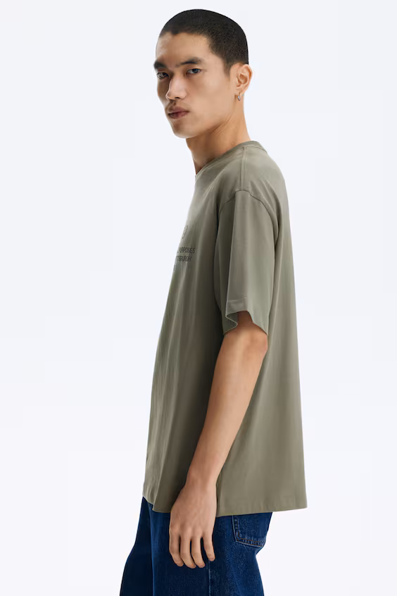 Футболка с принтом в стиле loose fit