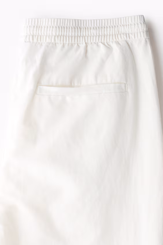 Брюки из смесового льна regular fit