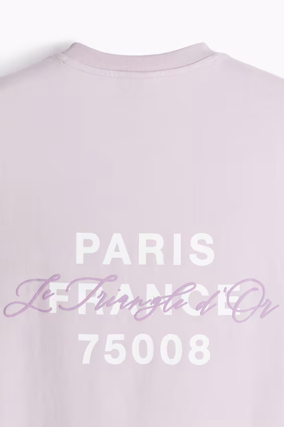 Футболка с принтом свободного кроя