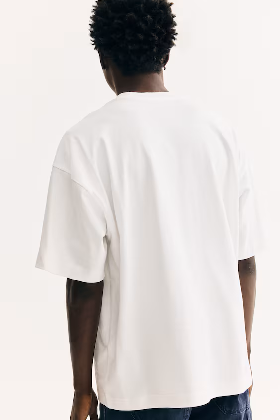 Футболка с принтом свободного кроя